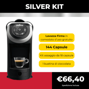 Lavazza Firma | Silver Kit - 144 Capsule + 18 caps assaggio + 1 Cioccolata