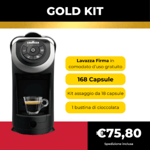 Lavazza Firma | Gold Kit - 168 Capsule + 18 caps assaggio + 1 Cioccolata