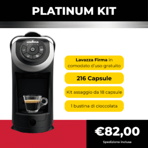 Lavazza Firma | Platinum Kit - 216 Capsule + 18 caps assaggio + 1 Cioccolata