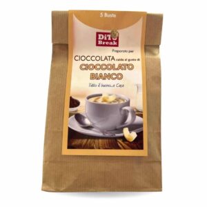 Cioccolata Bianca - Preparato in polvere 5 bustine